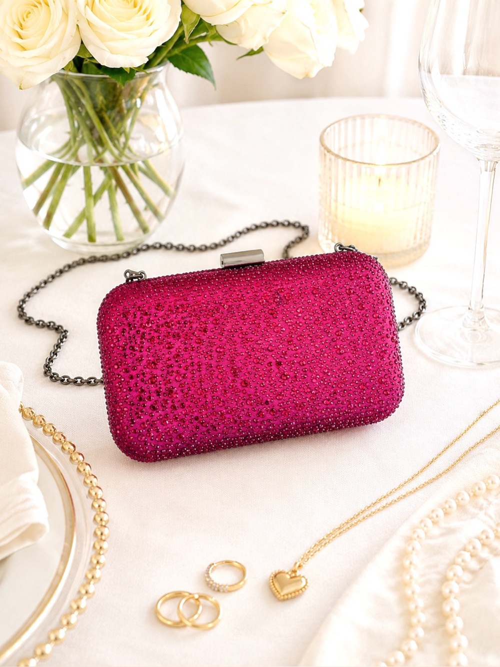 ALDO CRYSTAL CLUTCH